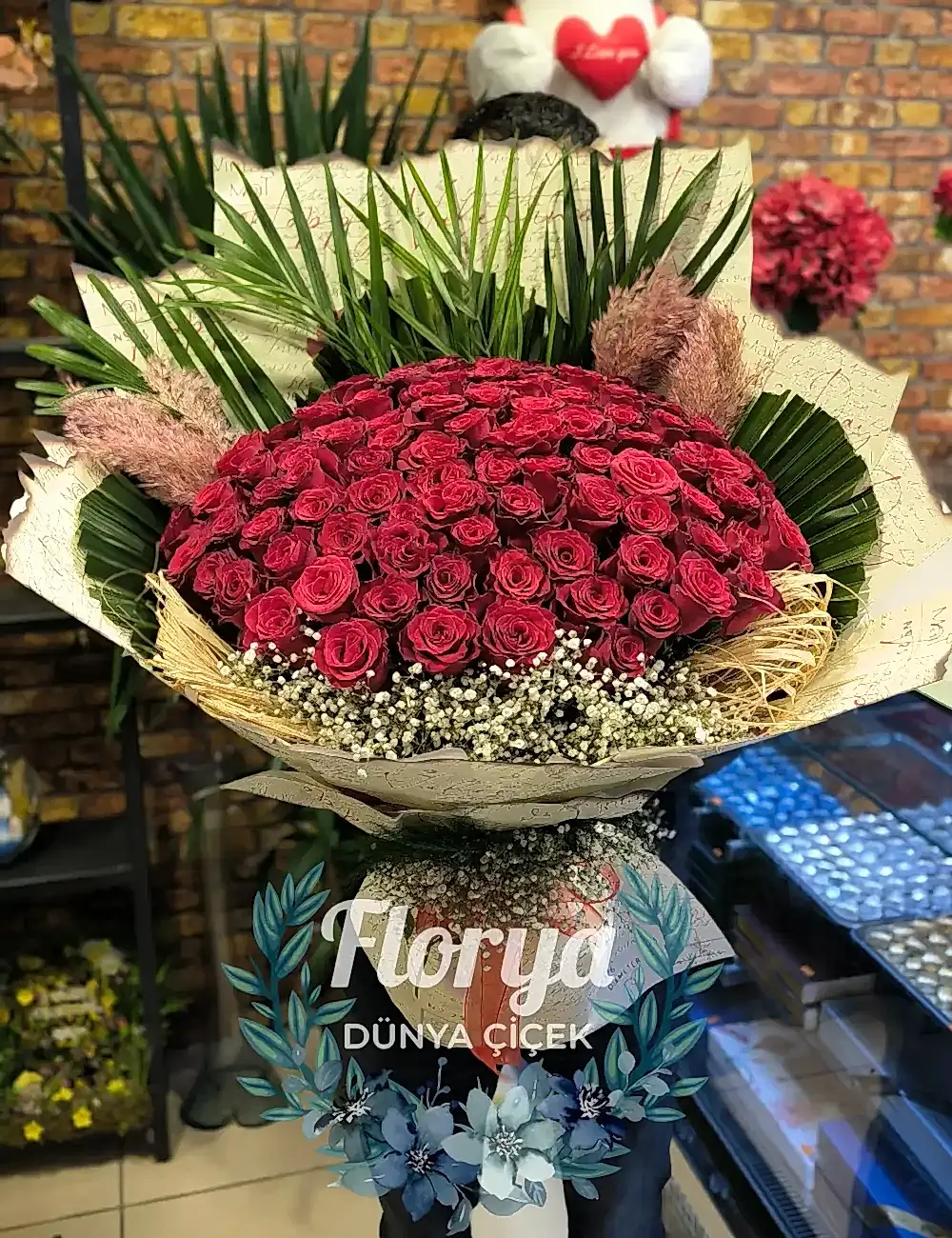 101 Gül Buketi 